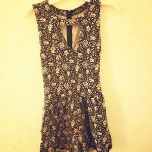 A Hollister floral romper